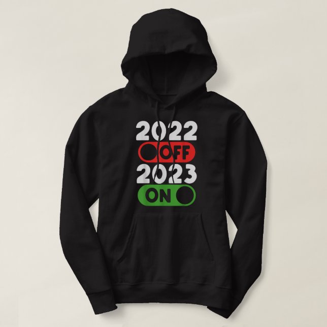 Sudadera Adiós 2021 Hola a la enfermera 2022 Feliz Año Nuev (Diseño del anverso)