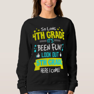 Sudadera Adiós 4to Grado 5to Grado Aquí Voy Graduación