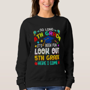 Sudadera Adiós 4to Grado Prepárate 5to Grado Aquí Voy G