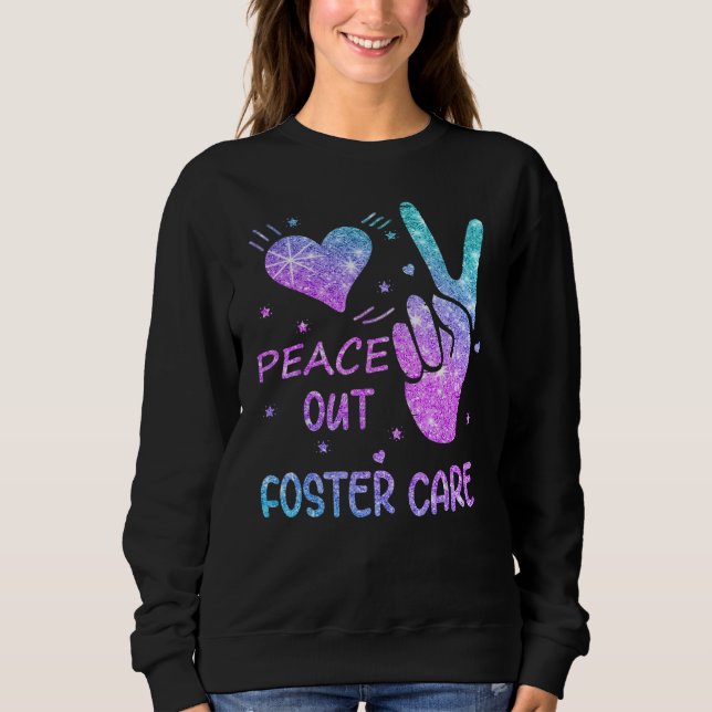 Sudadera Adiós al Cuidado Foster Día de Adopción Gotcha 202 (Anverso)