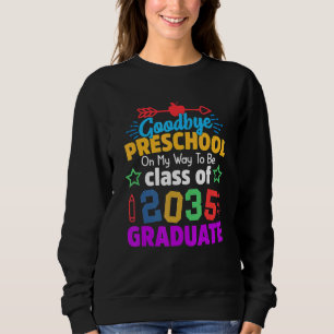 Sudadera Adiós Clase Preescolar 2035 Grad Hello Kinderg