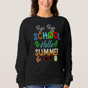 Sudadera Adiós escuela Hola profesora de billar Summer