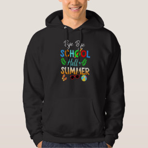 Sudadera Adiós escuela Hola profesora de billar Summer