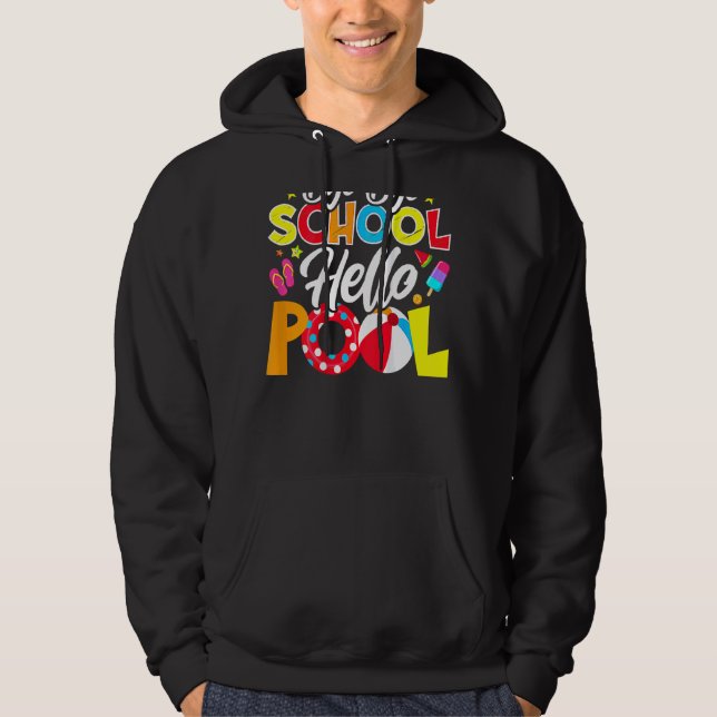 Sudadera Adiós escuela Hola profesora de billar Summer (Anverso)