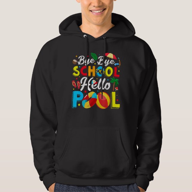 Sudadera Adiós escuela Hola profesora de billar Summer Last (Anverso)