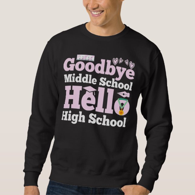 Sudadera Adiós escuela secundaria (Anverso)