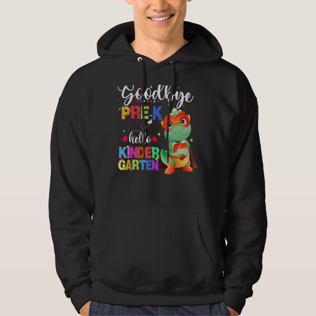 Sudadera Adiós Pre K Hello Kindergarten Happy Day Cu (Anverso)