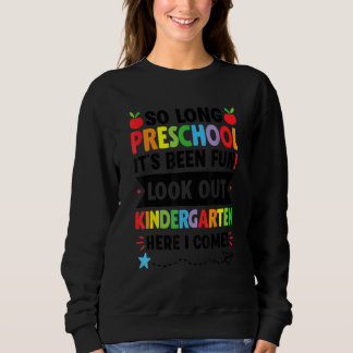 Sudadera Adiós Preescolar Kinder Aquí Estoy De Vuelta T