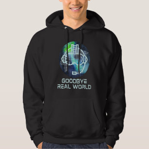 Sudadera Adiós Real World Virtual Reality Vr Ar Gamer Wor
