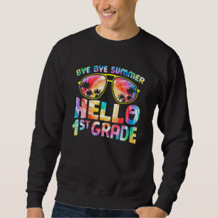 Sudadera Adiós Summer Hello 1º Grado Tie Dye De Vuelta A Sc