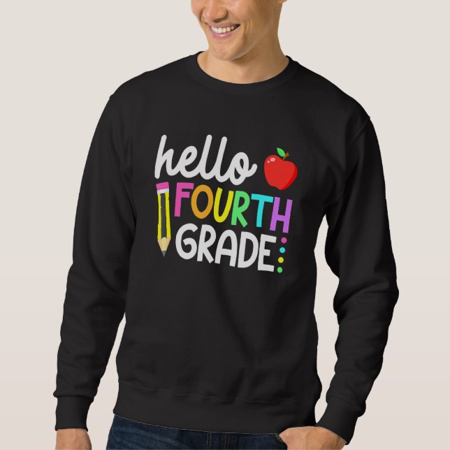 Sudadera Adiós Summer Hello de cuarto grado primer día de v (Anverso)