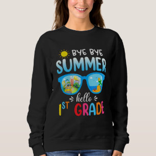 Sudadera Adiós Summer Hello equipo de 1º grado de vuelta a