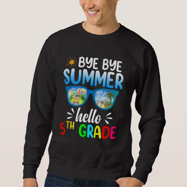 Sudadera Adiós Summer Hello Maestros de quinto grado (Anverso)
