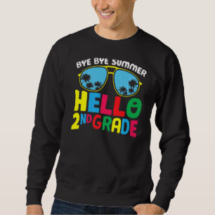 Sudadera Adiós Summer Hello Segundo Grado Cute 2º Grado