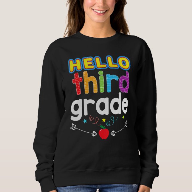 Sudadera Adiós Summer Hello tercer grado del profesor B de  (Anverso)
