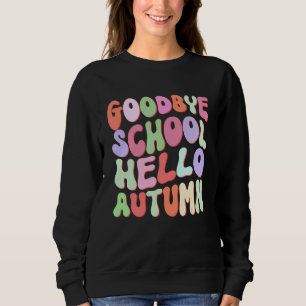 Sudadera Adiós Verano Bienvenido Otoño Arce Flamenco Hoja