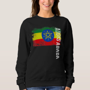 Sudadera Adís Abeba Bandera De Etiopía Para Hombres Etíopes