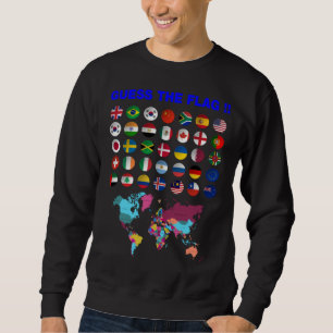 Sudadera Adivina las Banderas de los Países del Mundo G