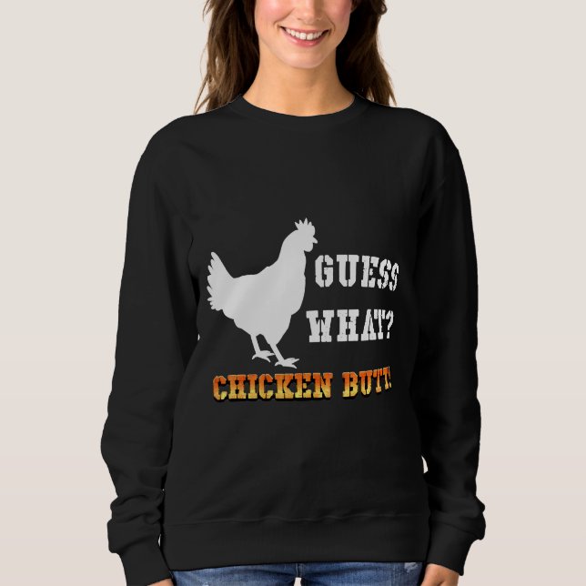 Sudadera Adivina qué blanco (Anverso)