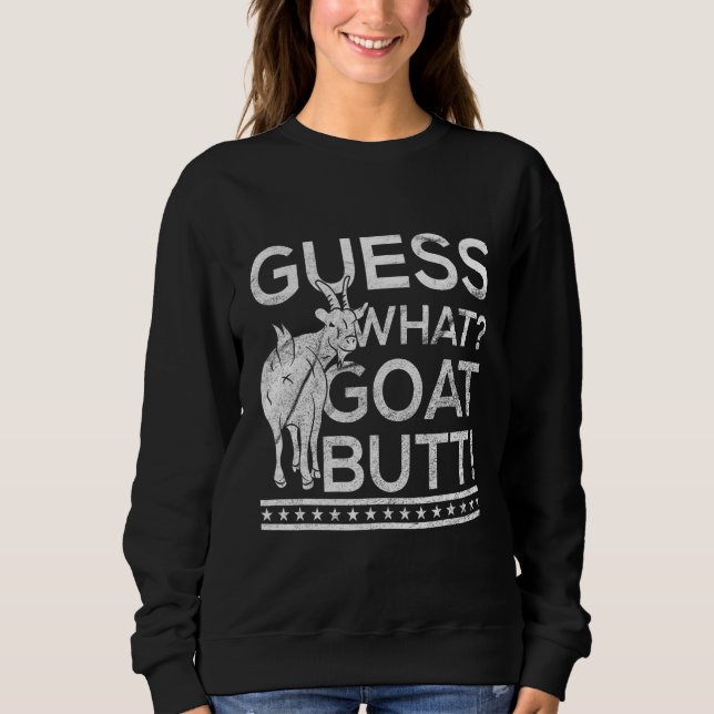 Sudadera Adivina qué cabra (Anverso)