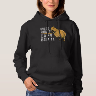 Sudadera Adivina qué capy Butt Capybara Funny Capibara