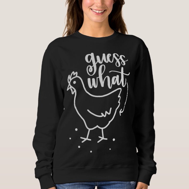 Sudadera Adivina qué granja de pollos (Anverso)