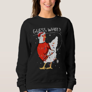 Sudadera Adivinen Lo Que Los Navidades Del Toro De Pollo De