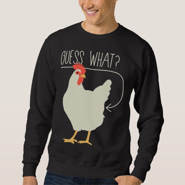 Sudadera Adivinen qué colilla de pollo 706 (Anverso)