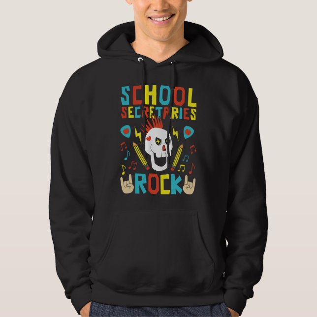 Sudadera Admin Assistant First Day of School  School Secret (Anverso)