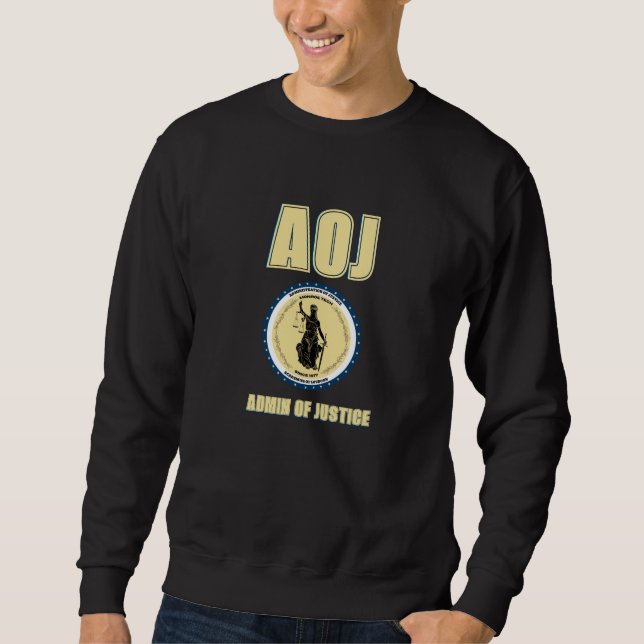 Sudadera Administración de jueza Crewneck Sweatshirt (Anverso)