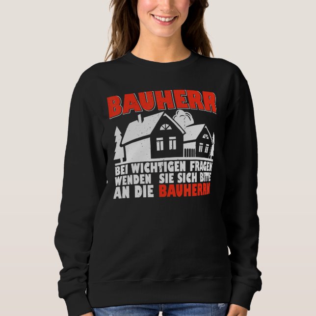 Sudadera Administrador de sitio constructor construcción ed (Anverso)