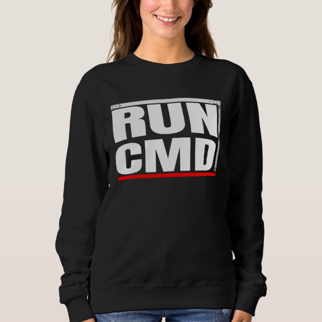 Sudadera Admins Programmers Run CMD (Anverso)
