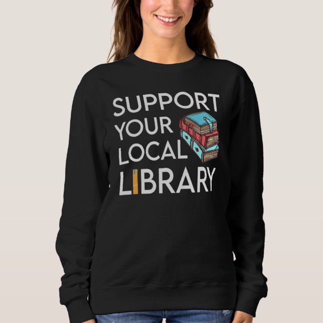 Sudadera Admite el lector de bibliotecas locales (Anverso)