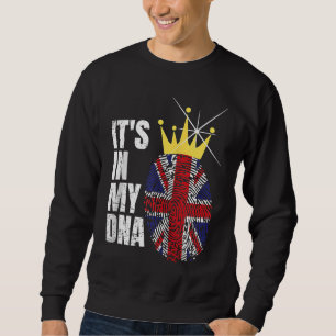 Sudadera ADN británico Gran Bretaña Bandera Real Coronación