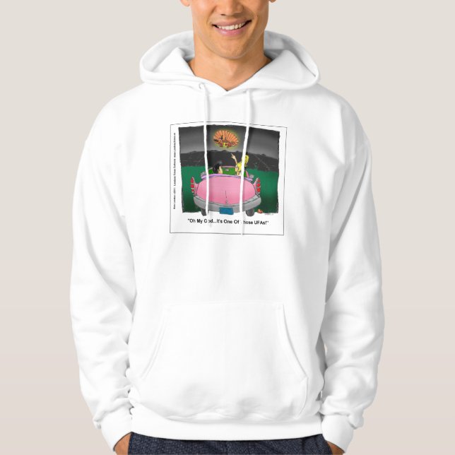 Sudadera (ADNI) Armadillo Divertido No Identificado volando (Anverso)