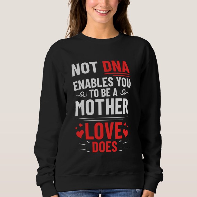 Sudadera Ado feliz Día de la Madre Adoptiva Madre Adoptiva (Anverso)