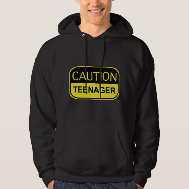 Sudadera Adolescente de precaución (Anverso)