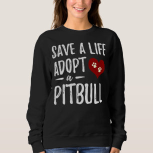 Sudadera Adopta A Una Madre Perro De Rescate Graciosa De Pi