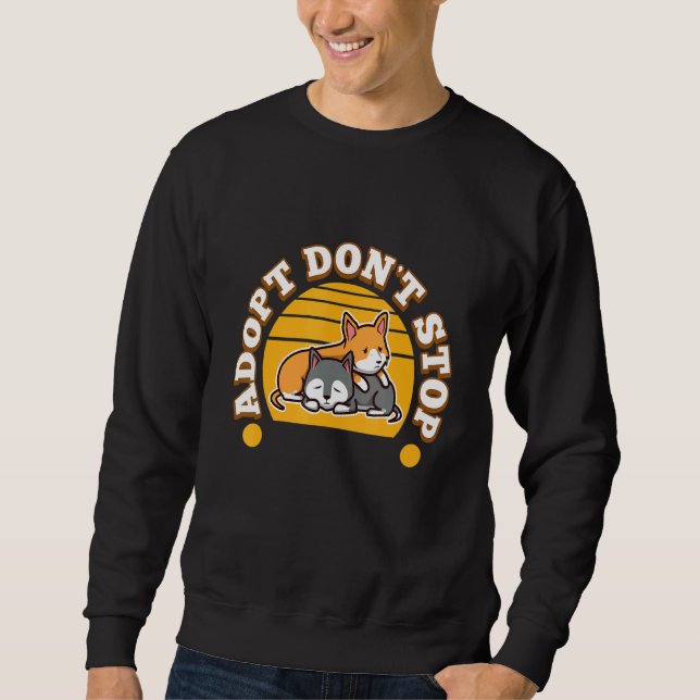 Sudadera Adopta No Compres (Anverso)