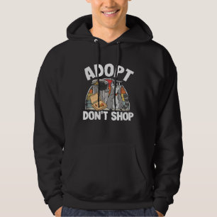 Sudadera Adopta No Compres  Mapache  1