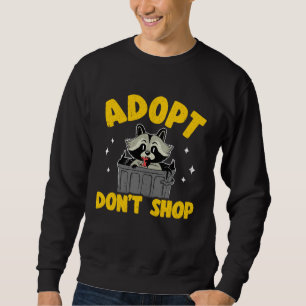 Sudadera Adopta No Compres Mapache 3