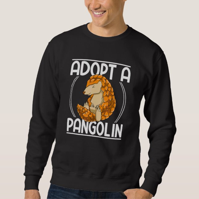 Sudadera Adopta un pangolín  Pangolines  Pangolín (Anverso)