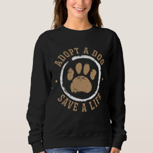 Sudadera Adopta un perro, salva una vida Activista de los d