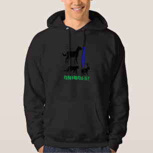 Sudadera Adoptar animales aburren a los perros gatos rescat