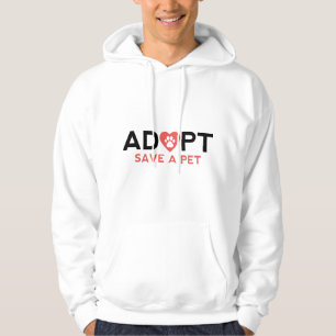 Sudadera Adoptar Guardar un Mascota
