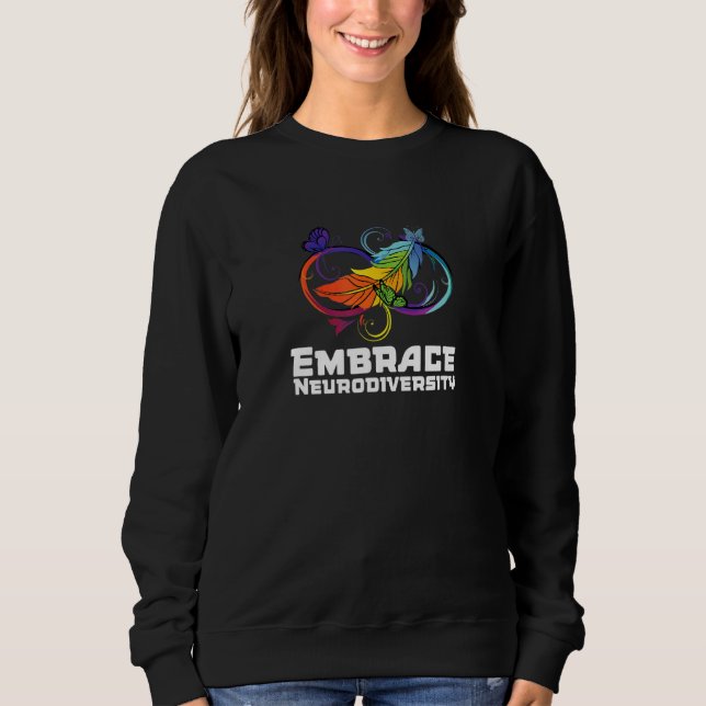 Sudadera Adoptar la neurodiversidad (Anverso)