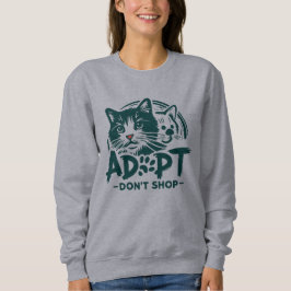 Sudadera Adoptar no comprar 1