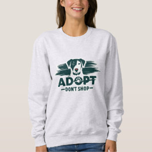 Sudadera Adoptar no comprar 2