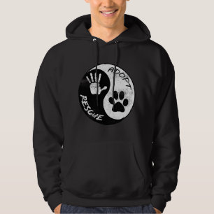 Sudadera Adoptar y rescatar animal T para albergue de anima