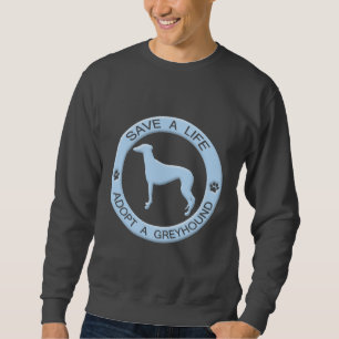 Sudadera Adopte una camiseta del galgo